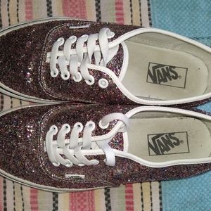 Sparkle Lace Up Vans